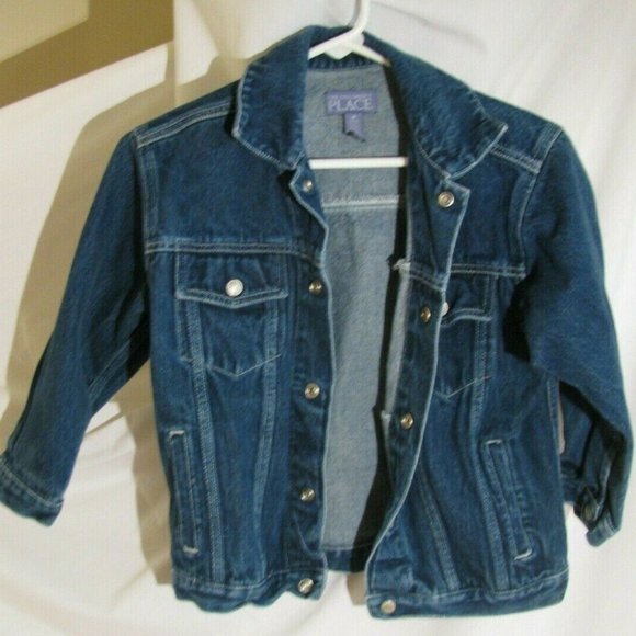 The Childrens Place girls size M 7-8  denim Jacket - Picture 2 of 8